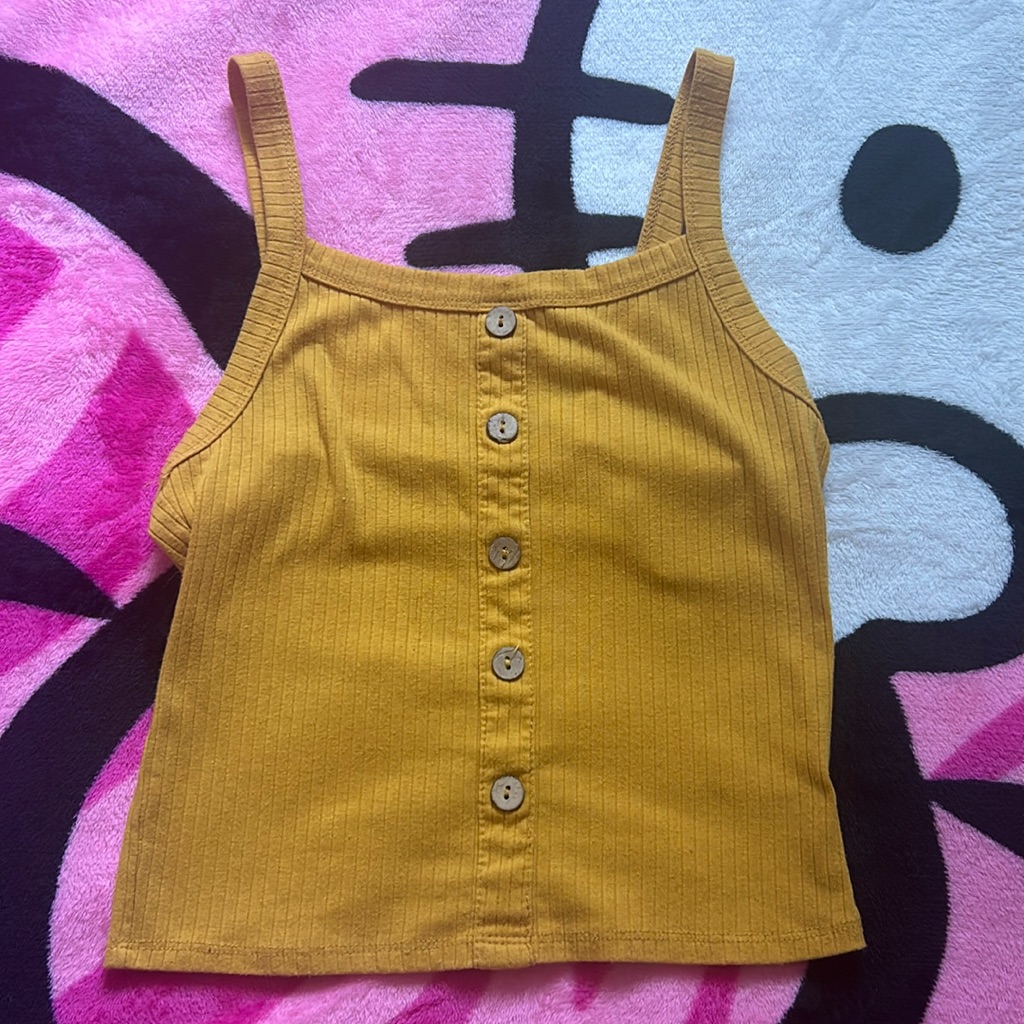 Basic Orange Tank Top